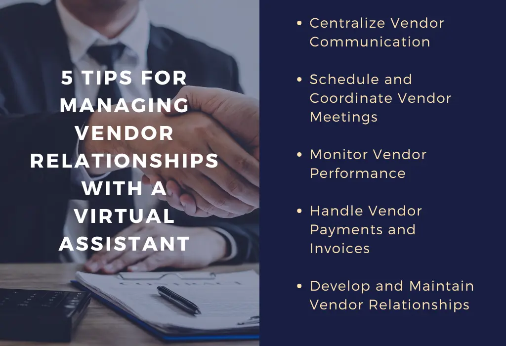 5 Tips for Managing Vendor Relationships with a Virtual Assistant