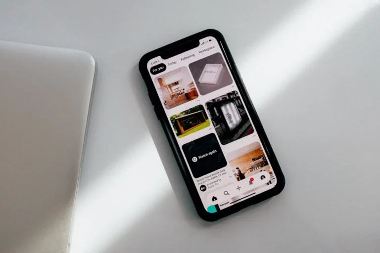 smartphone running the tiktok application